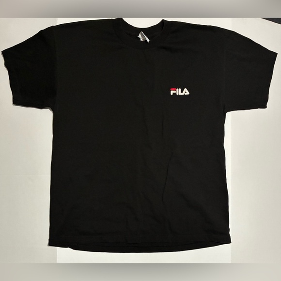 Fila Classic Black Short Sleeve Tee XL - Picture 1 of 6